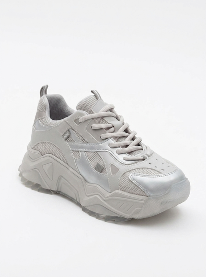 Lecce - Zapatillas Plata Gris (Mujer)