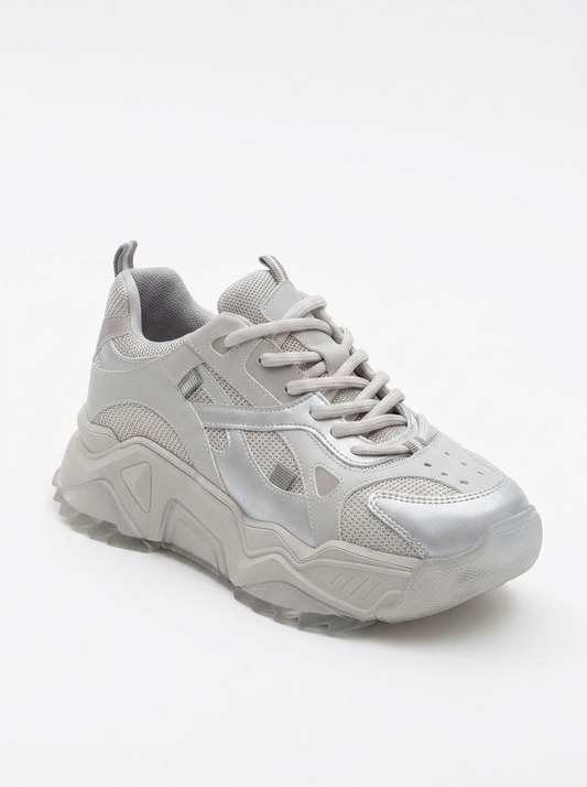 Lecce - Zapatillas Plata Gris (Mujer)