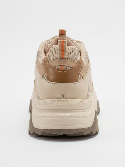 Lecce - Zapatillas de deporte beige-marrón (mujer)