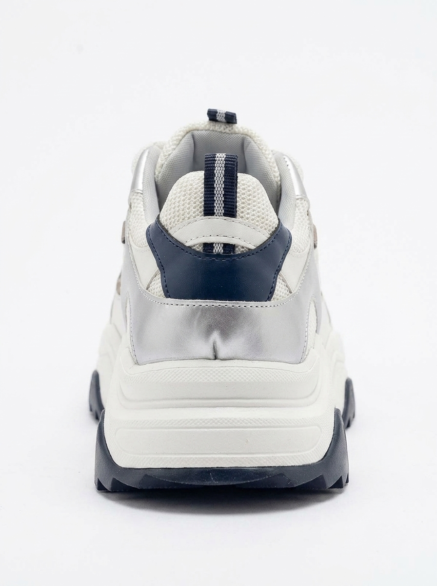 Lecce - Zapatillas Blanco-Azul Marino (Mujer)
