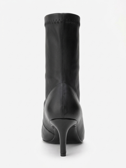 Rossano - Black Stiletto Heel Boot (Women)