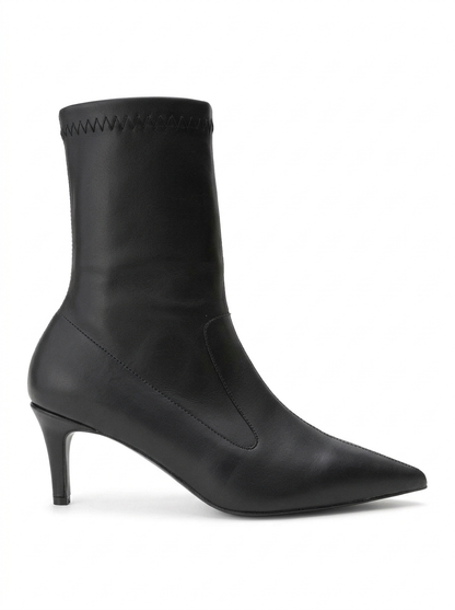 Rossano - Black Stiletto Heel Boot (Women)