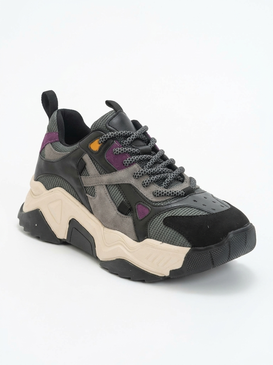 Lecce - Zapatillas deportivas multitono negro-morado (Mujer)