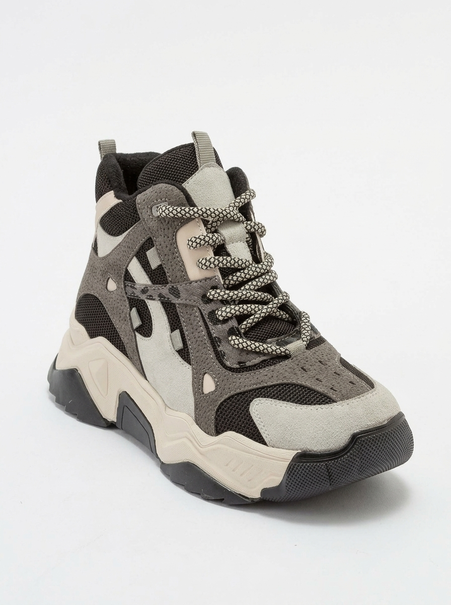 Bota deportiva baja con cordones Lowel Ice Black (mujer)