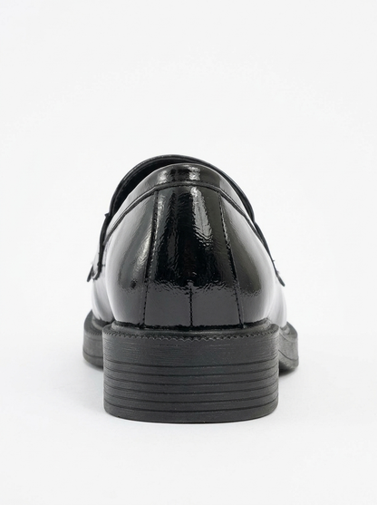 Milly - Mocasines de borlas de charol negro
