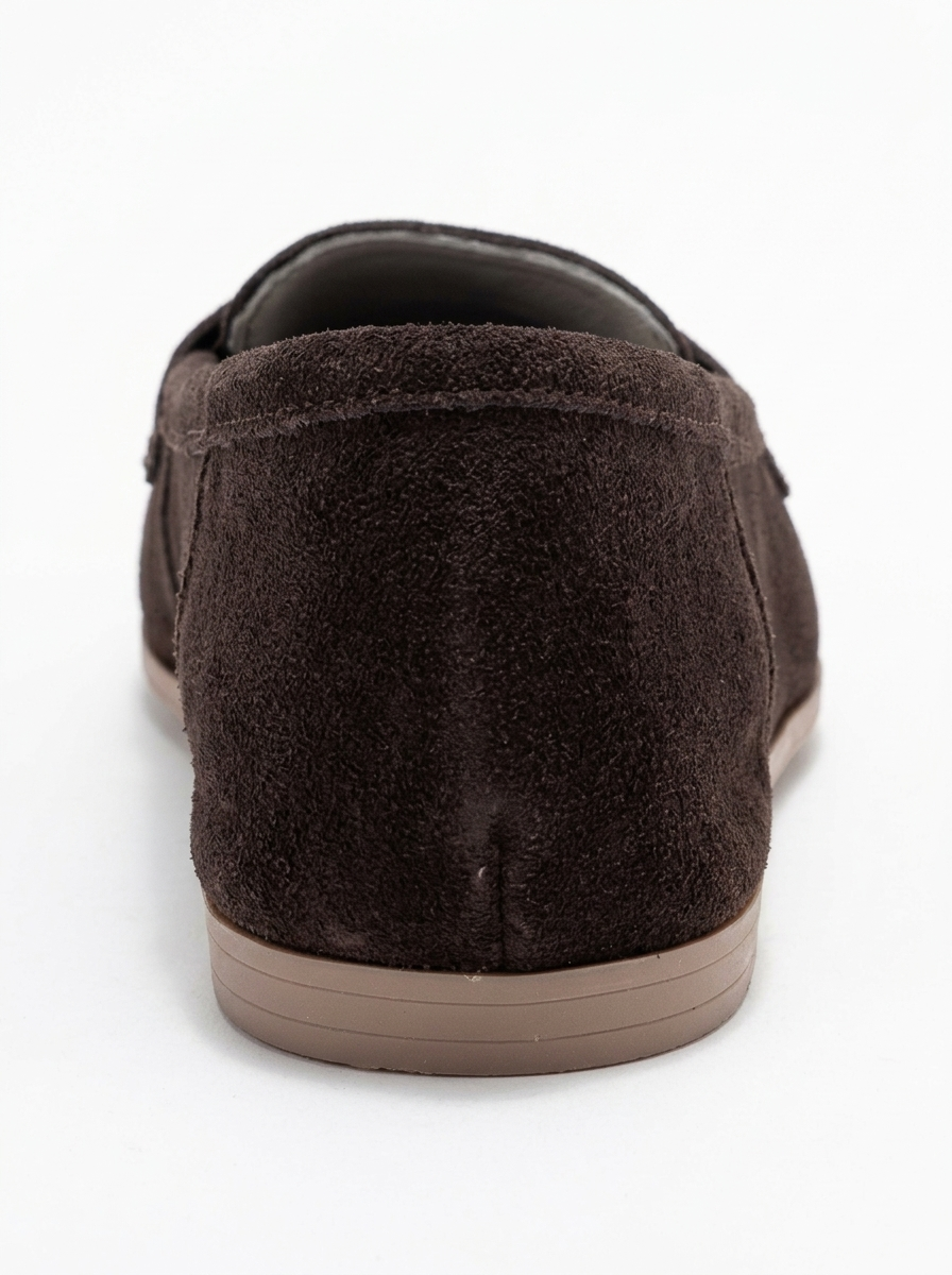 Dorothy - Wood Suede Leather Loafers