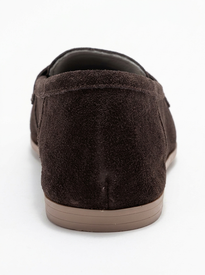 Dorothy - Wood Suede Leather Loafers