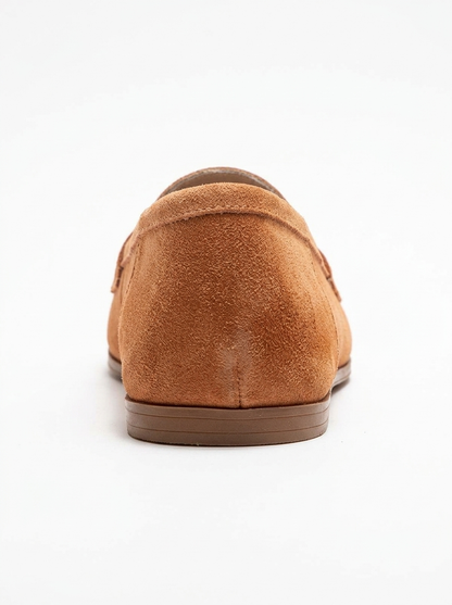 Dorothy - Mocasines de piel de ante color miel