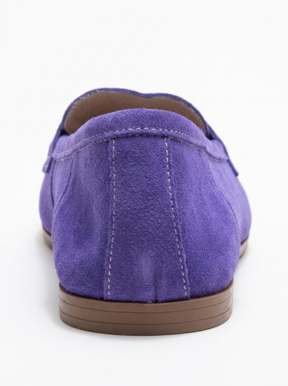 Dorothy - Mocasines de piel de ante color lila