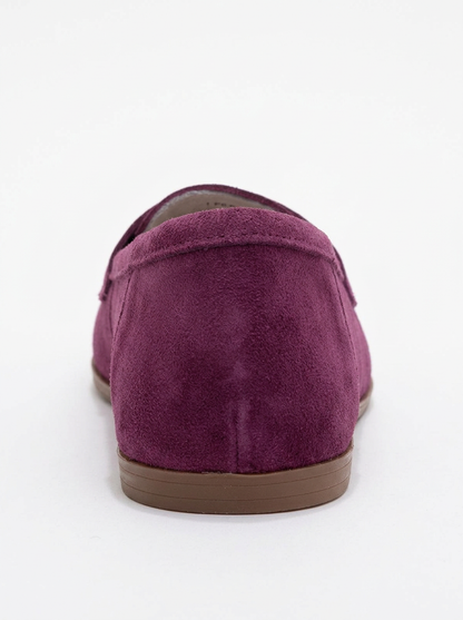 Dorothy - Purple Suede Leather Loafers (Women)
