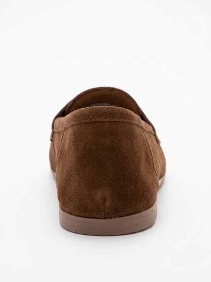 Dorothy - Brown Suede Leather Loafers
