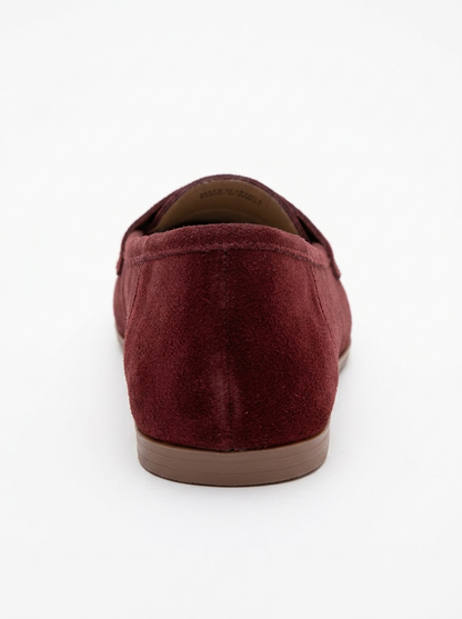 Dorothy - Burgundy Suede Leather Loafers