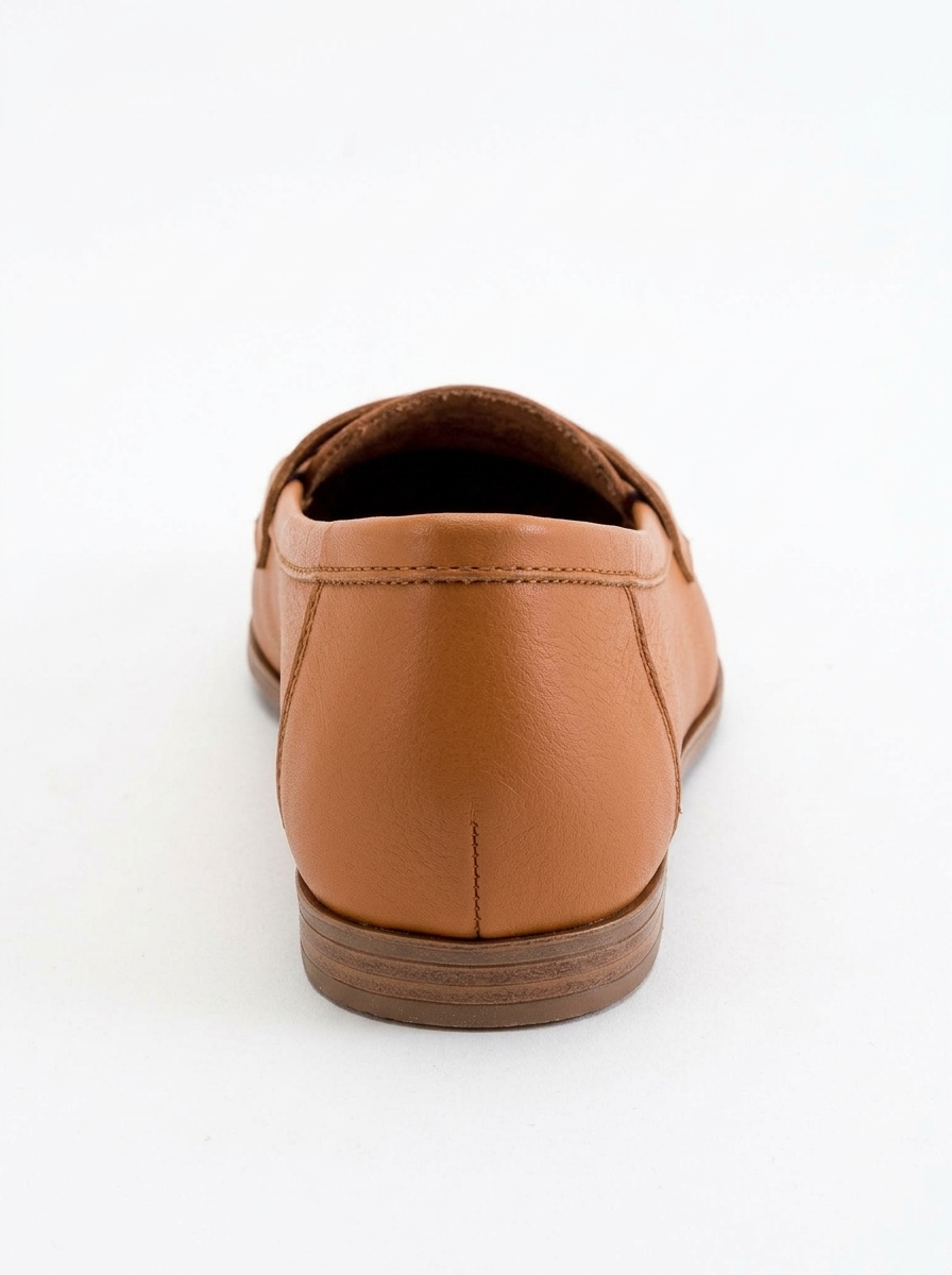 Dorothy - Orange Leather Loafers