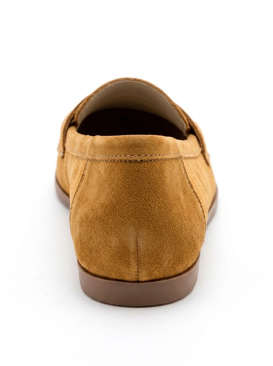 Dorothy - Mustard Suede Leather Loafers