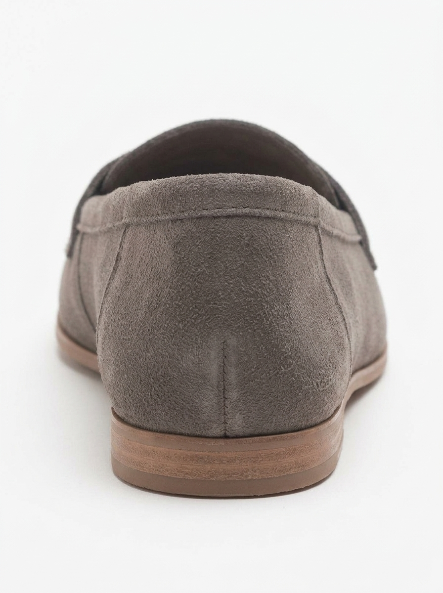 Dorothy - Dark Brown Suede Leather Loafers