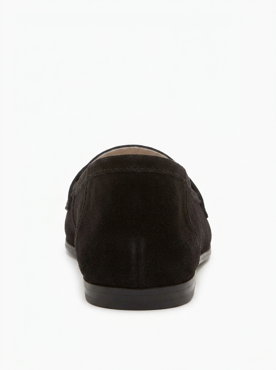 Dorothy - Black Suede Leather Loafers