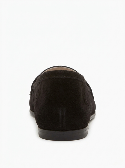 Dorothy - Black Suede Leather Loafers
