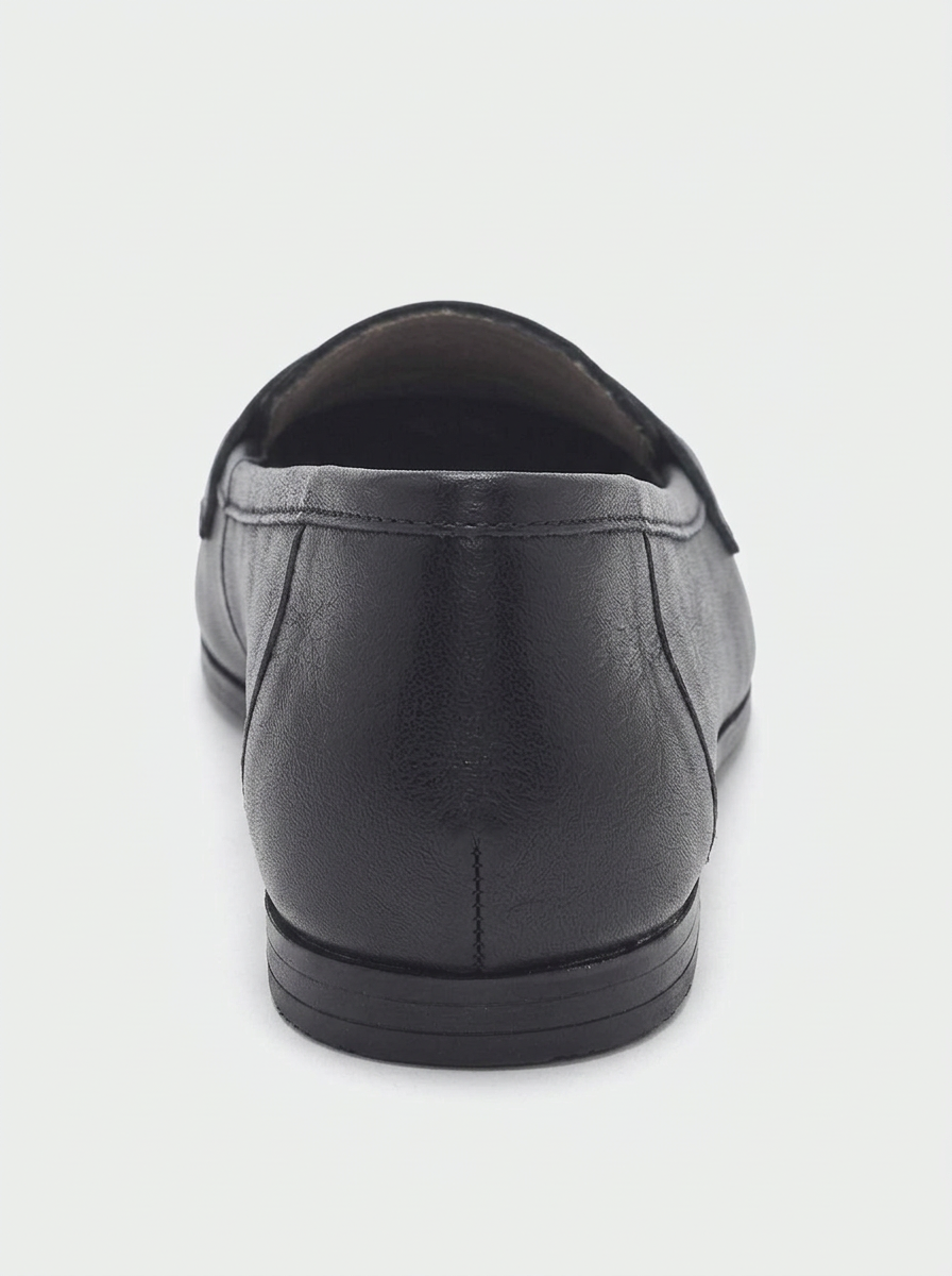 Dorothy - Black Leather Loafers