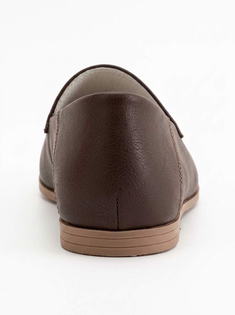 Mona - Mocasines de borlas de cuero suave marrón (Mujer)
