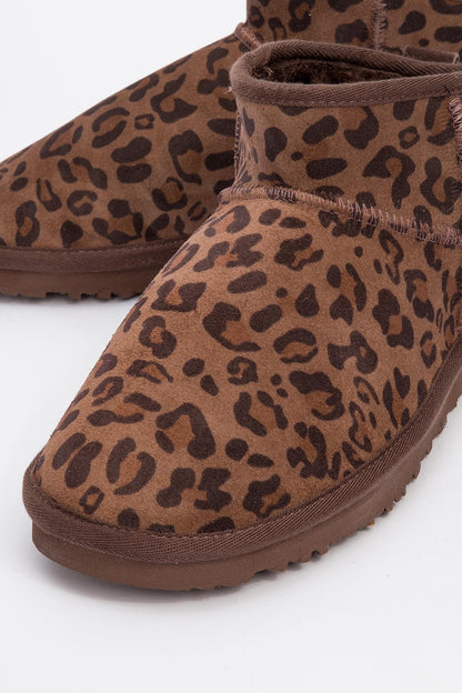 ZAZ Brown Leopard Leather Boot (Women)