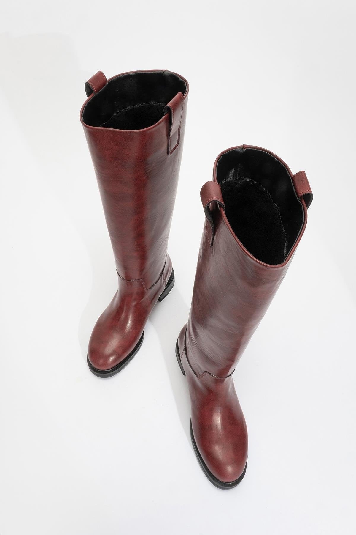 Alaska Burgundy Pattern Western Boot (Women)
