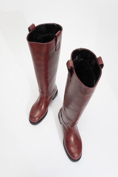 Alaska Burgundy Pattern Western Boot (Women)
