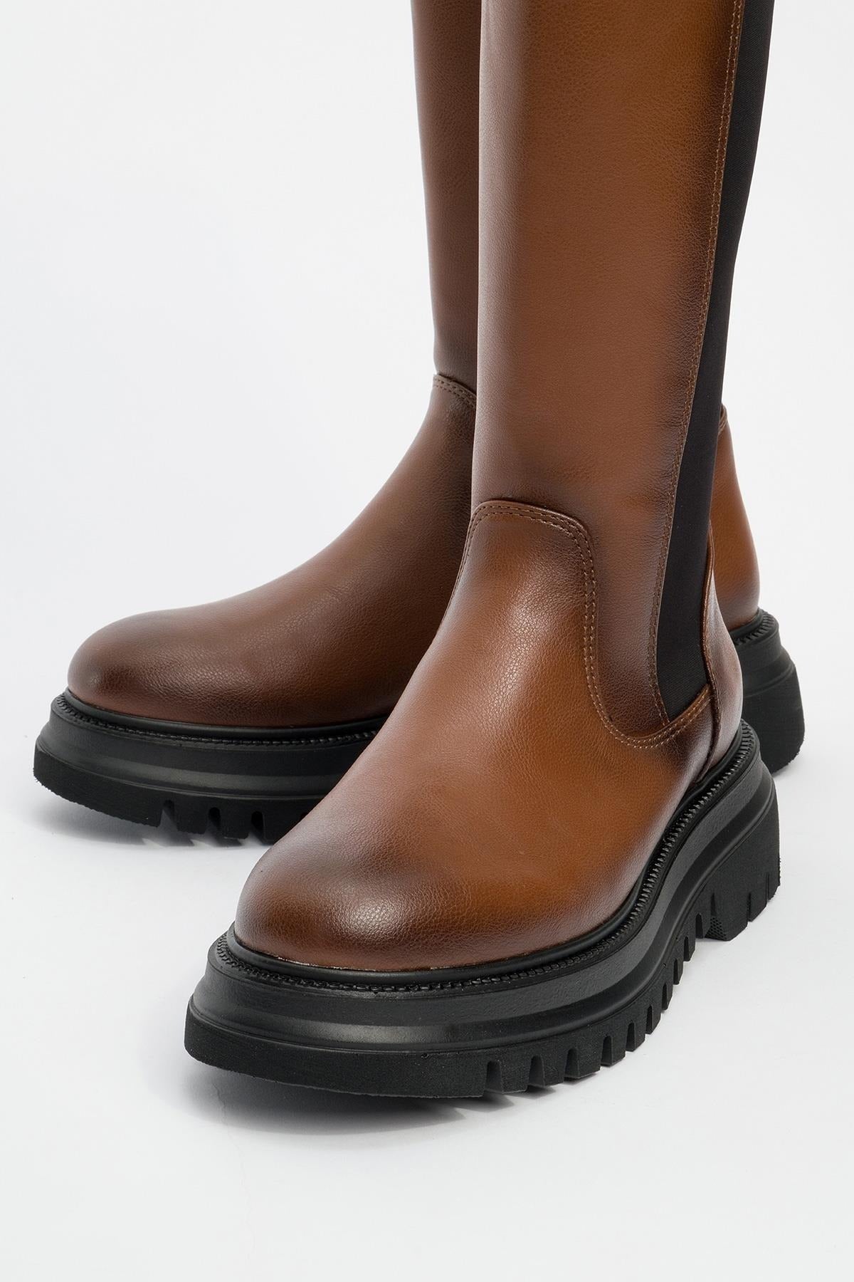 Shadow Cognac Brown Boot (Women)