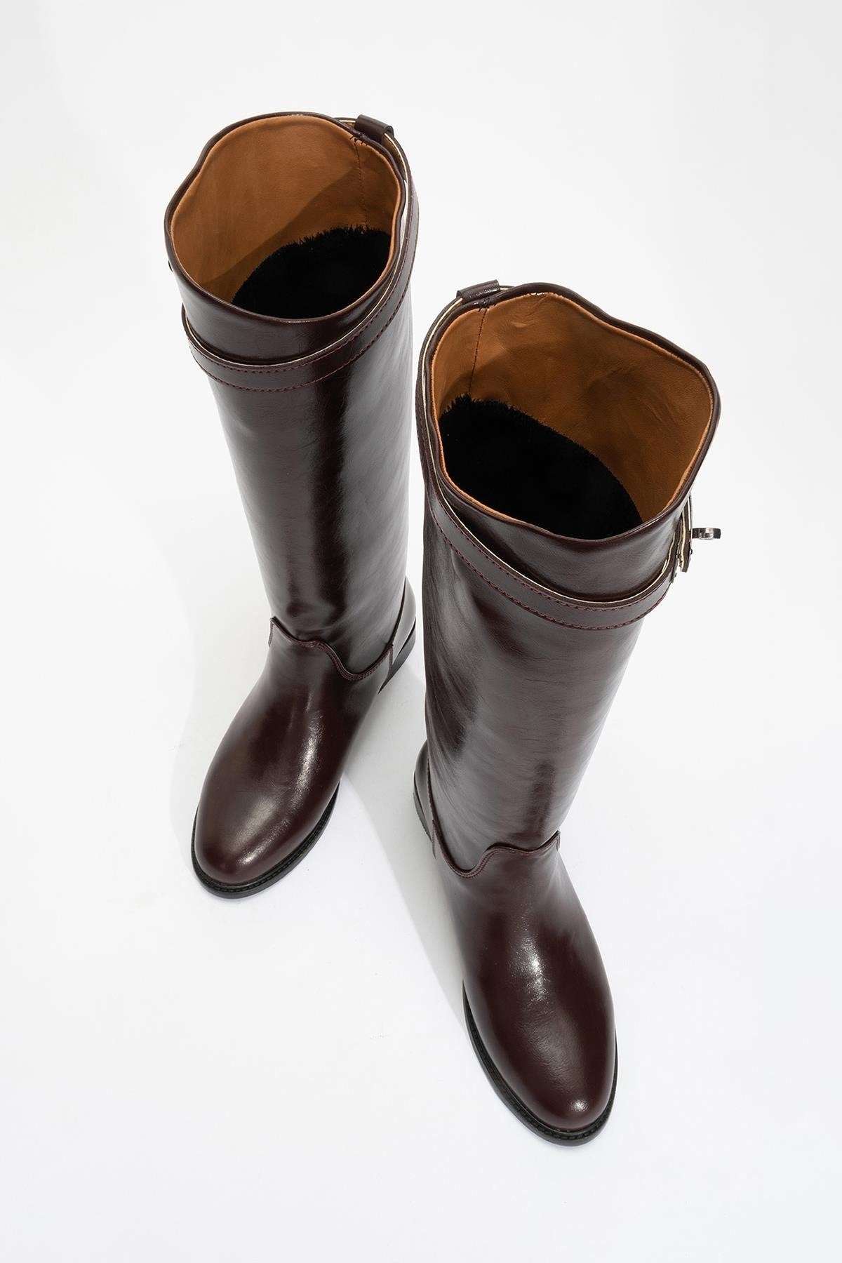 Yoko Burgundy Riding Boot (Women)