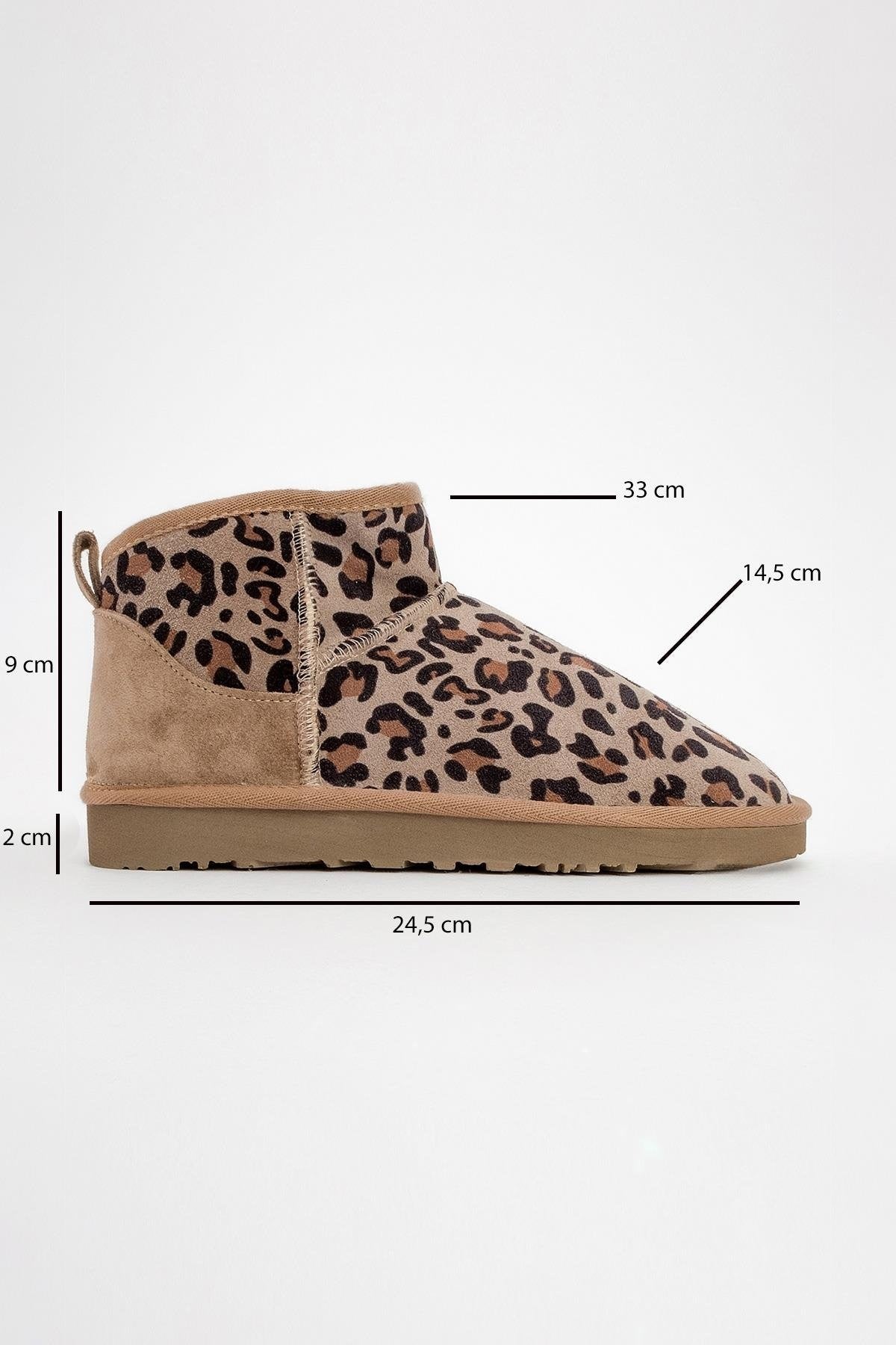ZAZ Beige Leopard Leather Boot (Women)