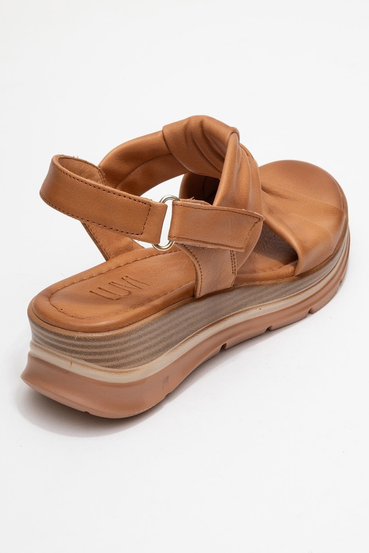 Oara - Cognac Brown Leather Sandal (Women)