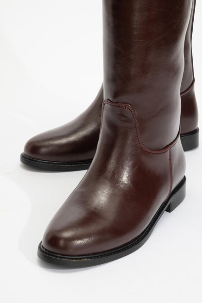 Yoko Burgundy Riding Boot (Women)