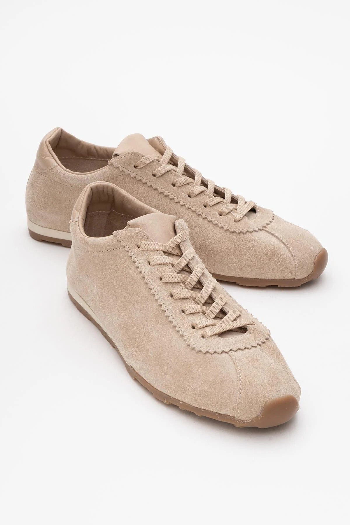 Crea - Zapatillas de cuero beige (Mujer)