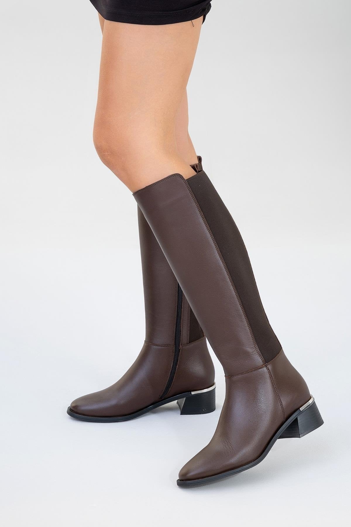Rochos Brown Leather Boot (Women)