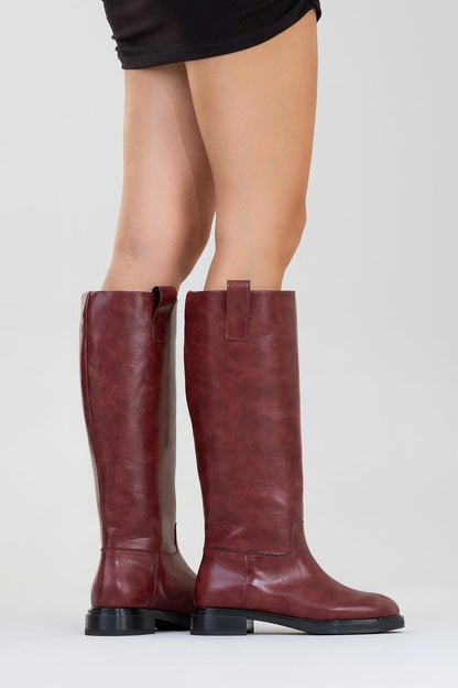 Alaska Burgundy Pattern Western Boot (Women)