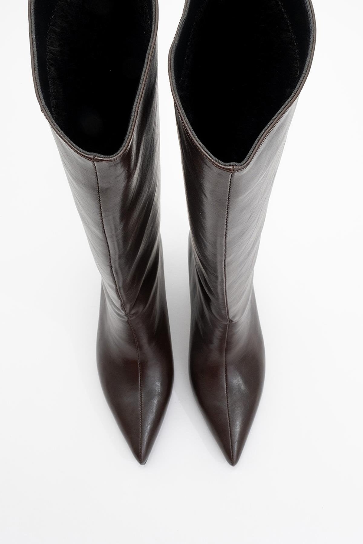 Camila Brown Knee High Boot (Women)