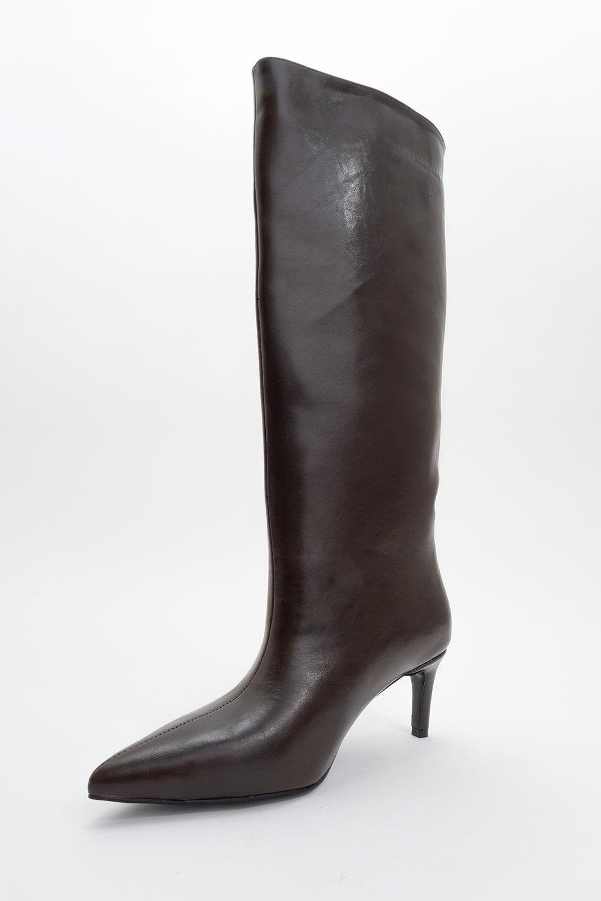 Camila Brown Knee High Boot (Women)