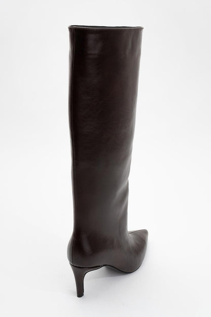 Camila Brown Knee High Boot (Women)