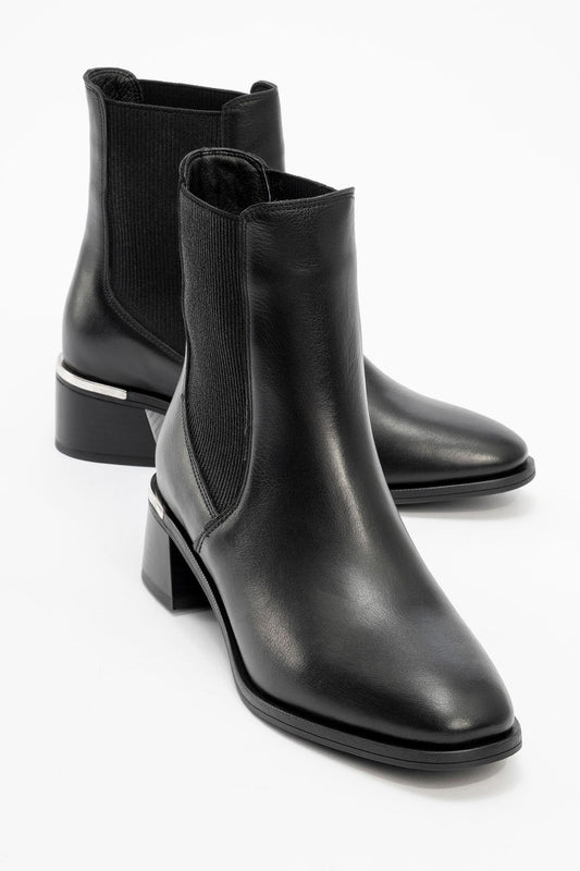 Neiva Black Leather Chelsea Boot (Women)
