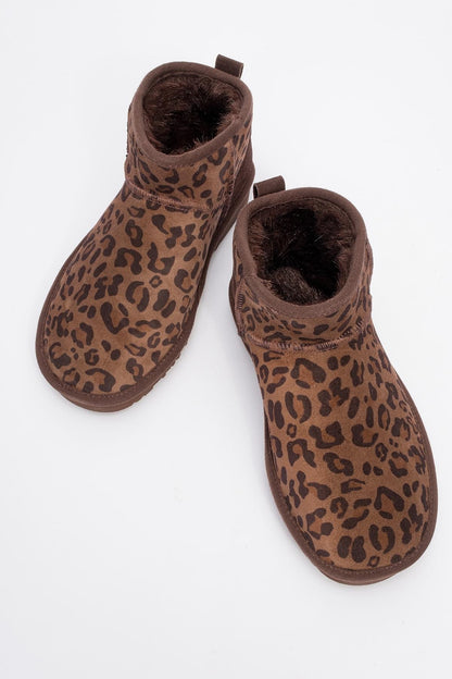 ZAZ Brown Leopard Leather Boot (Women)