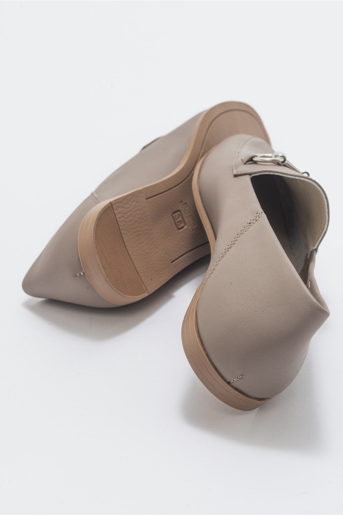 Penny - Light Brown Leather Horsebit Loafers