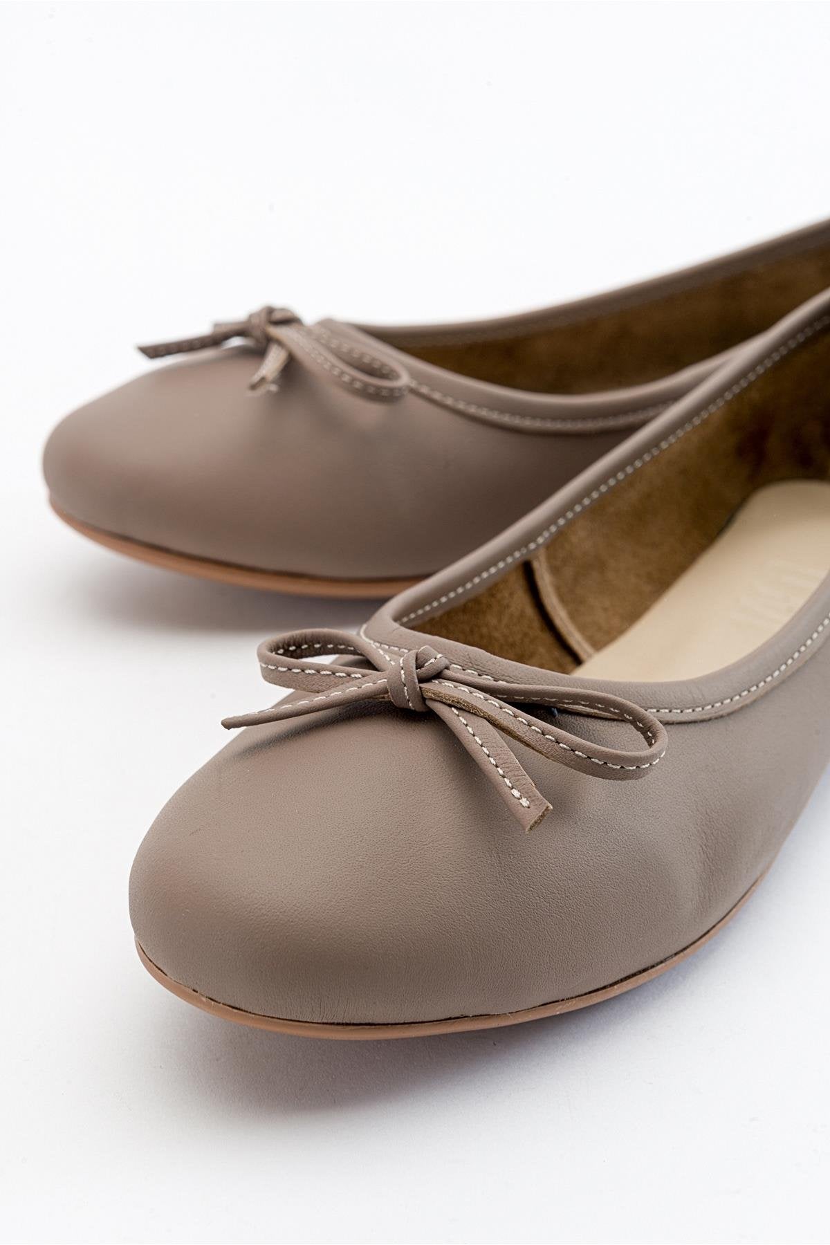 Florence - Light Brown Ballerina Flats