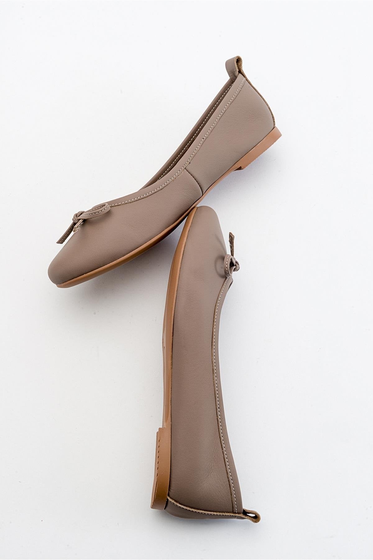 Florence - Light Brown Ballerina Flats