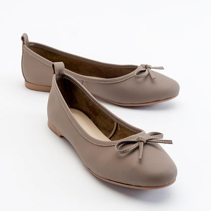 Florence - Light Brown Ballerina Flats