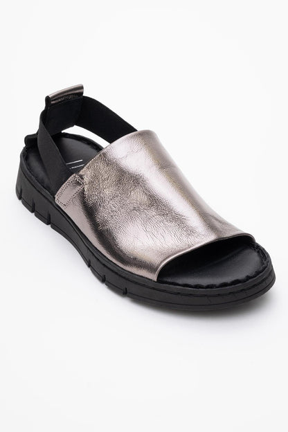 Londoi - Crystal Elastic Strap Leather Sandal (Women)