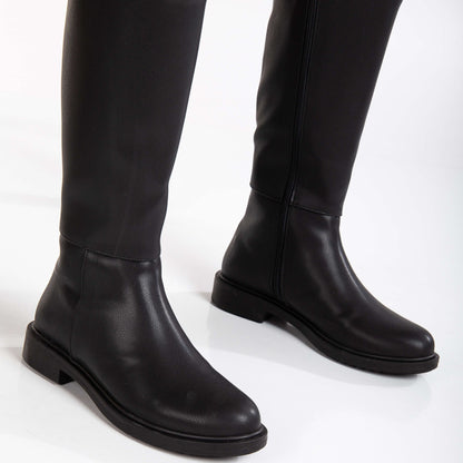 black vegan rain boots, cruelty-free black rain boots, vegan waterproof black boots, sustainable black rain boots, eco-friendly black rain boots, vegan rubber black boots, black vegan waterproof footwear, animal-free black rain boots, black vegan wellies, midnight-tone vegan rain boots