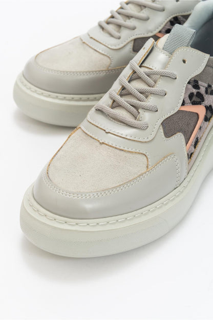 Ida - Grey Platform Sneakers