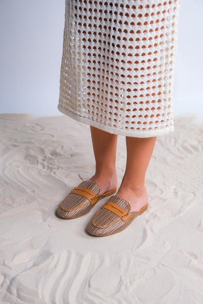 Patrizia - Brown Leather Mule (Women)