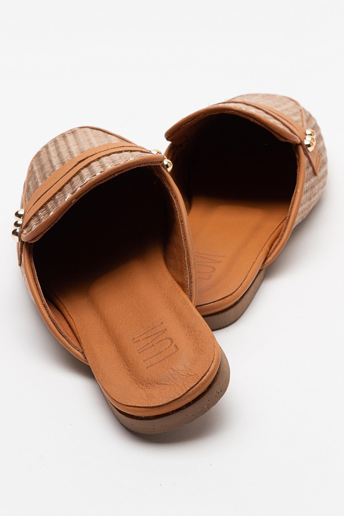 Patrizia - Brown Leather Mule (Women)