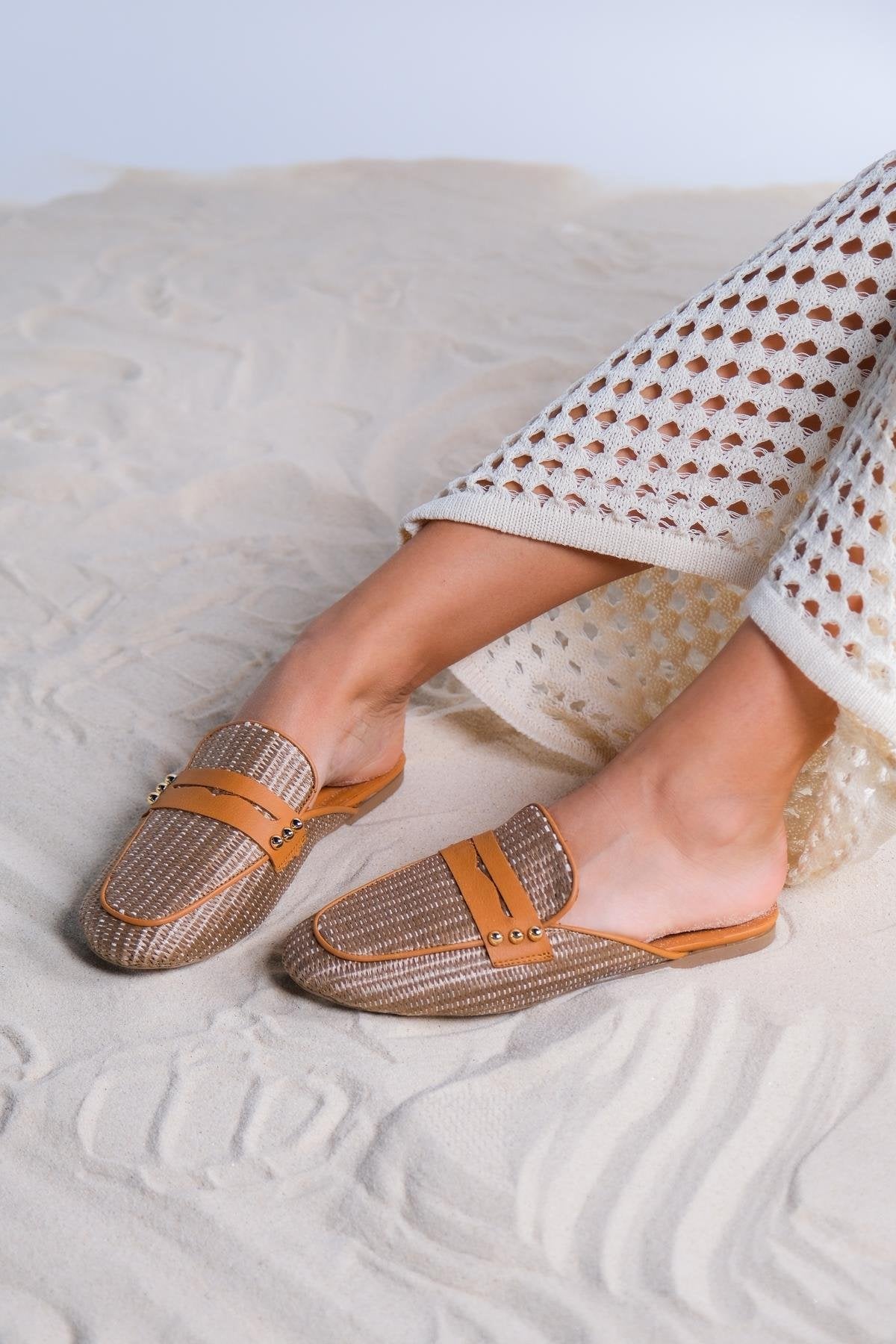 Patrizia - Brown Leather Mule (Women)