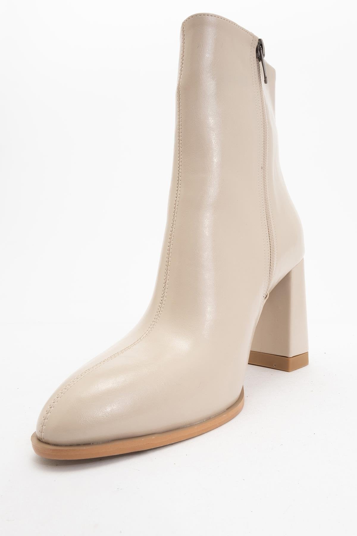 Jewel Beige Cilt High Heel Boot (Women)